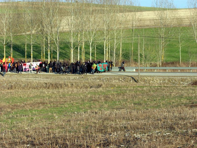 Demo gegen die Atomindustrie