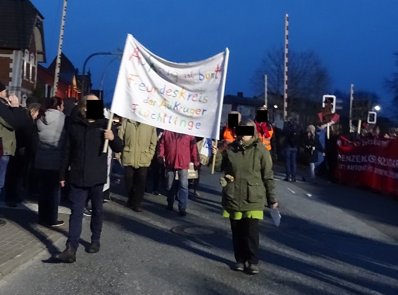 Erste Demo in der Dorfgeschichte