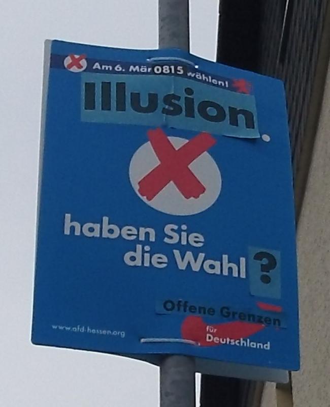 Illusion: haben Sie die Wahl?