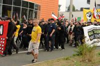 Sascha Teichmann aus Deizisau beim Naziaufmarsch in Dortmund am 31.08.2013