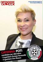 CasaPound Stadtviertelrätin in Bozen - Caterina Foti