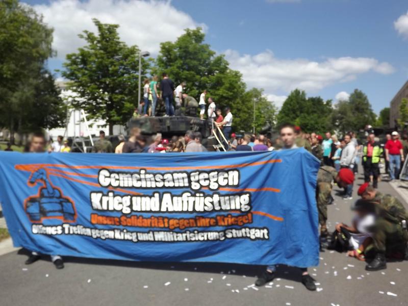 Flashmob in der Kaserne