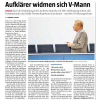 taz: »Aufklärer widmen sich V-Mann« (6.10.15)