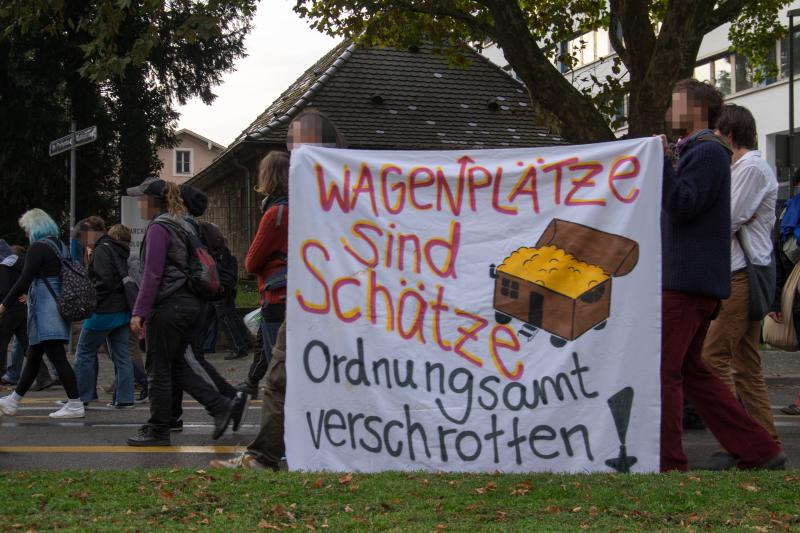 Wagenplätze sind Schätze - Ordnungsamt verschrotten!