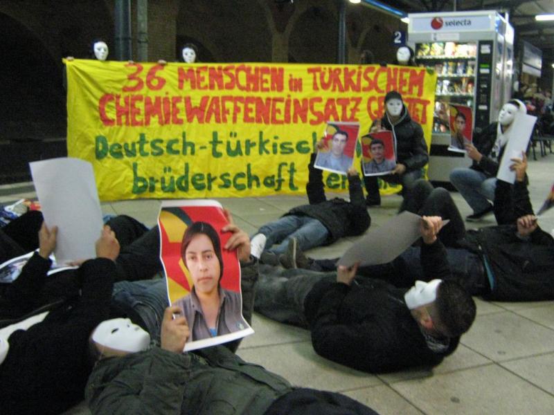 Aktionen in den U Bahnhöfen