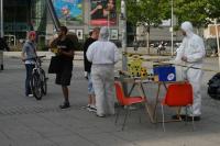 Infotisch gegen Uranabbau in Ranua und anderswo