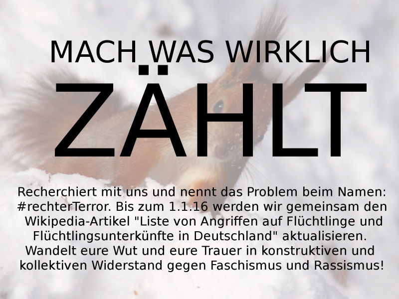 Mach was wirklich zählt