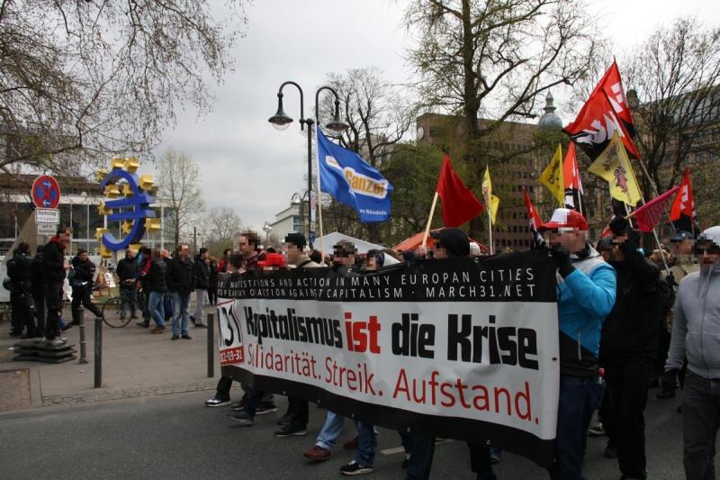 Demo vor der alten EZB