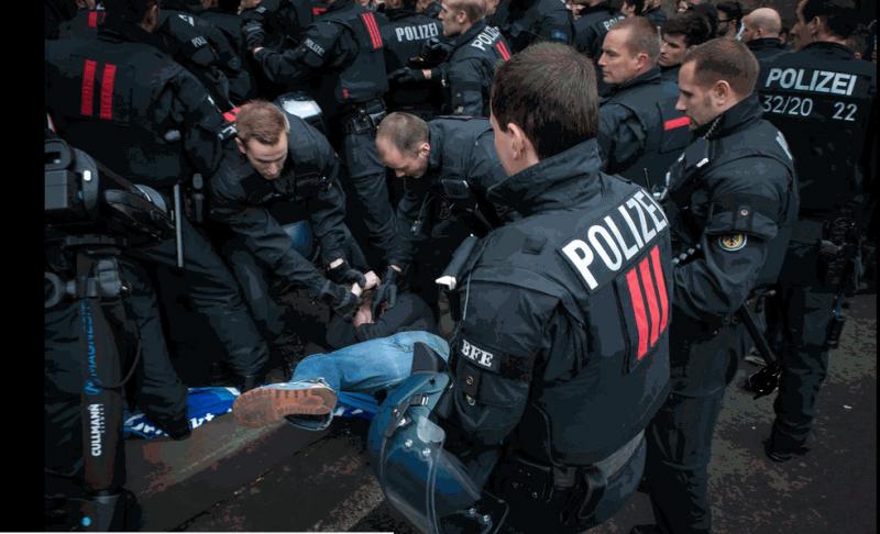 Brutale Festnahme in Völklingen