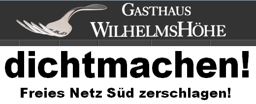 Wilhelmshöhe dichtmachen!