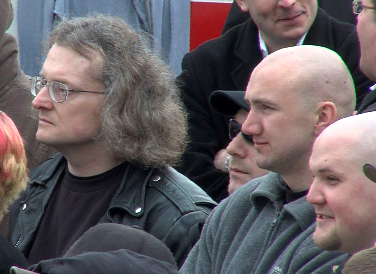 Gabriel Reiß (2. von rechts) in Sinsheim (März 2012). Links neben ihm: René Schrade