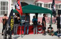 "Belagerter" Infostand