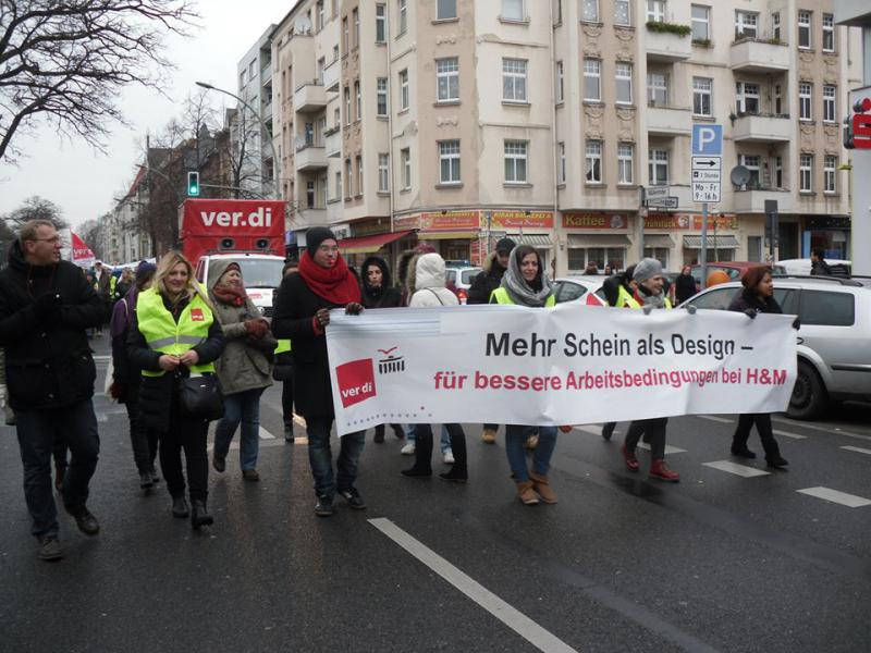 Streik im Einzelhandel in Berlin // Bild: Jan Richter