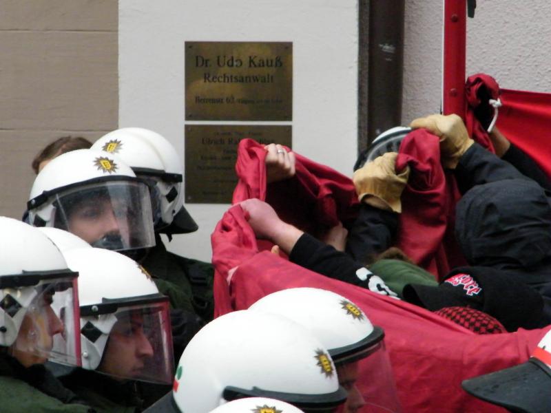 Antifaschistische Demonstration am 14. November 2009 in Freiburg