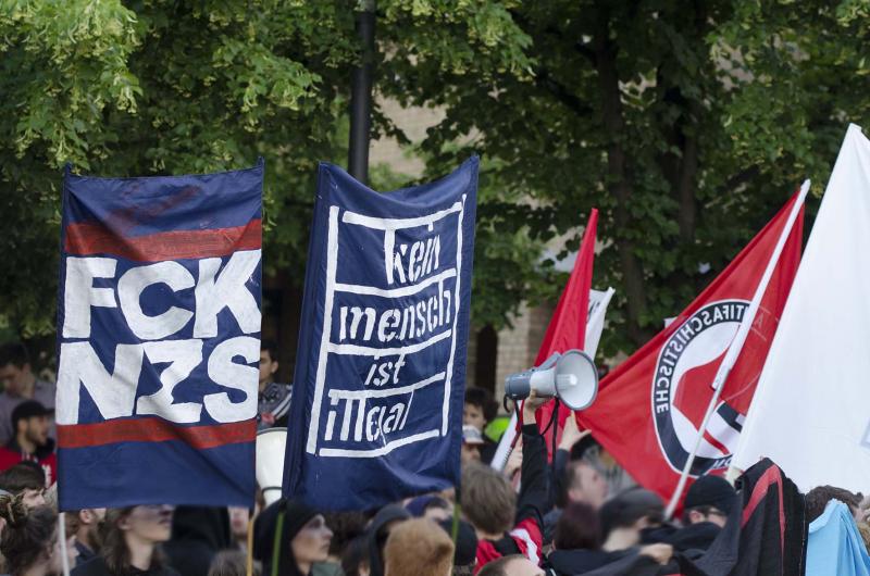 Proteste gegen "Fellbach wehrt sich" 1