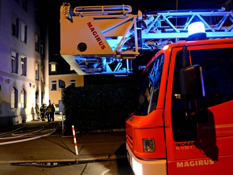 Großeinsatz in Freiburg-Herdern