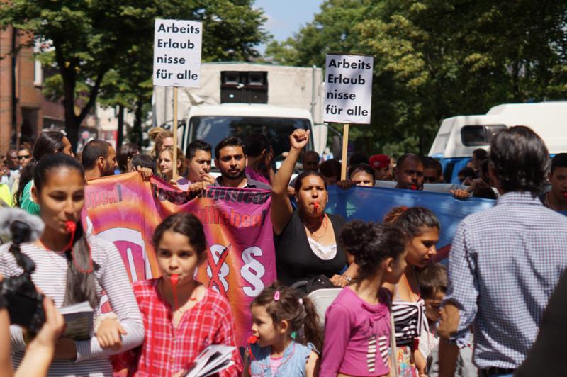 Protest für Bleiberecht - 1