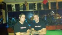 Maikel Schmähling und Ramon Mallens in „Blood & Honour“-Shirts im Herbst 2013