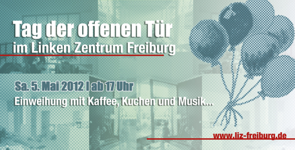 Einladungsflyer Linkes Zentrum Freiburg