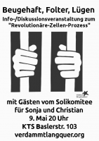 Flyer Veranstaltung RZ-Prozess