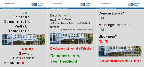 Plakate Polizei Sammler