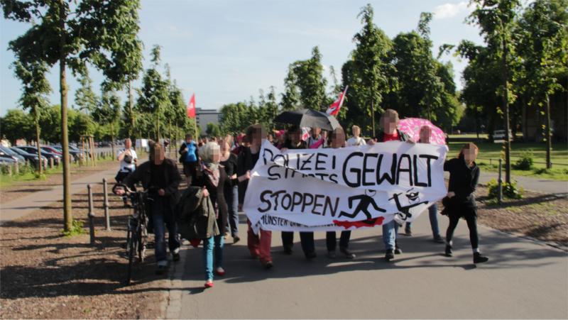 Demostart am Schlossplatz