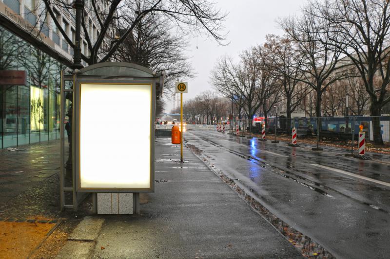 Leere unter den Linden