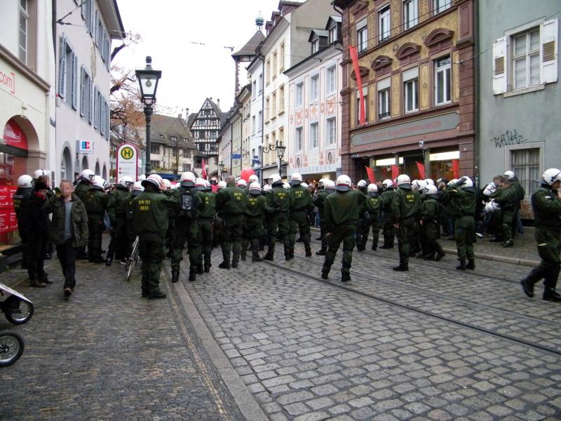 Antifaschistische Demonstration am 14. November 2009 in Freiburg