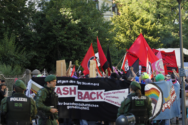 Demo vor der Cimbria