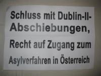 Schluss mit Dublin II - Abschiebungen