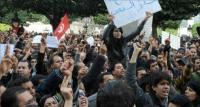 Demonstration in Tunis