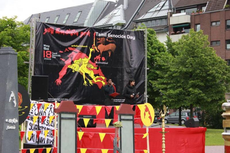  „Tamils Genocide Day“ Gedenk-Demonstration Düsseldorf von 18. Mai.