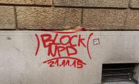 Block NPD am 21.11.2015 in Weihnheim