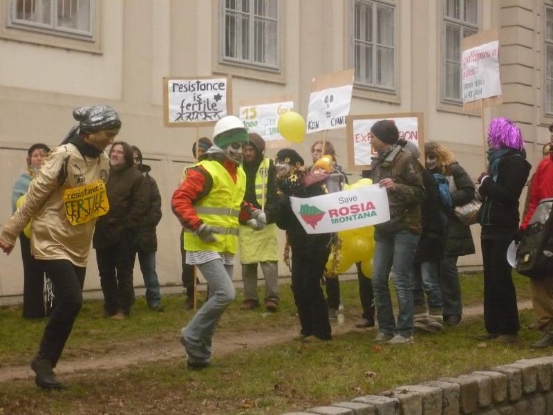 Aktion in Wien am 01.12.2011