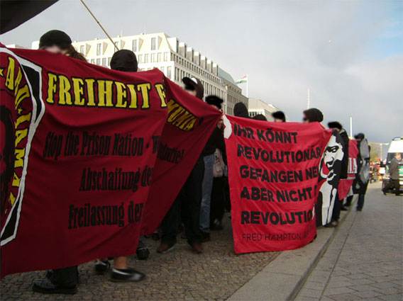 FREE MUMIA Demo - Pariser Platz, Berlin 2012