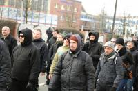 Marc Kluge (grüne Jacke) und Oliver Stallmann (graue Mütze) bei Naziaufmarsch am 12.01.2013 in Magdeburg