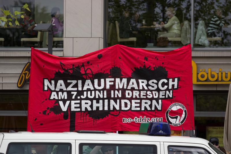 Protest gegen NPD