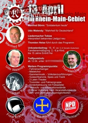 Flyer zum “Südwestdeutschen Kulturtag” 2013, rueckseite