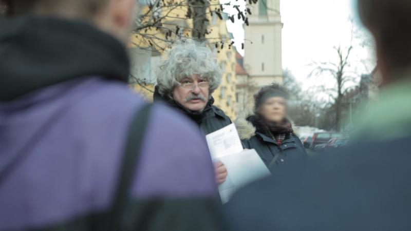 Antifaschistischer Gedenkrundgang und AfD-Treffen in Pankow  7