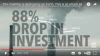 88% drop in renewables Investment.