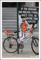 Placard at an anti-nuclear action, Perth, 2009. Photo: Jim Green. 