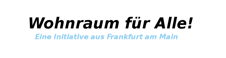 Wohnraum für Alle!