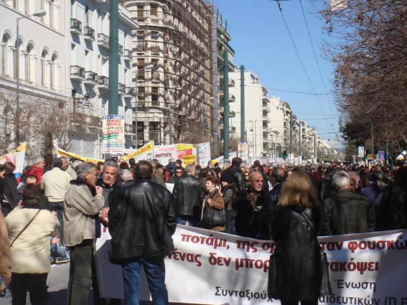 Die Demo formiert sich