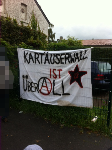 Banner an der Strasse