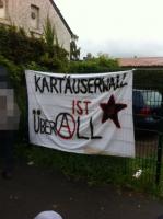 Banner an der Strasse