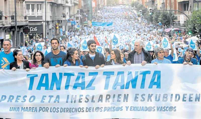 Demonstration im Baskenland