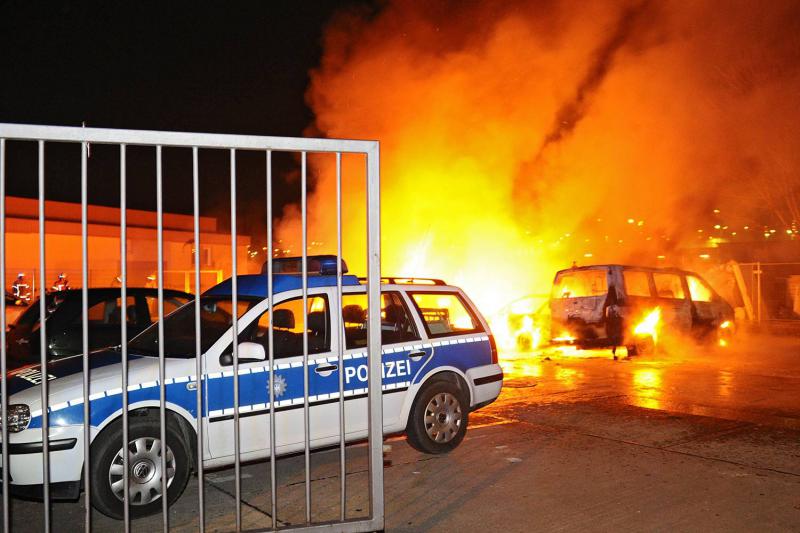 Auf dem Parkplatz in Lichtenberg dürfen nur Fahrzeuge von Bahn und Bundespolizei parken