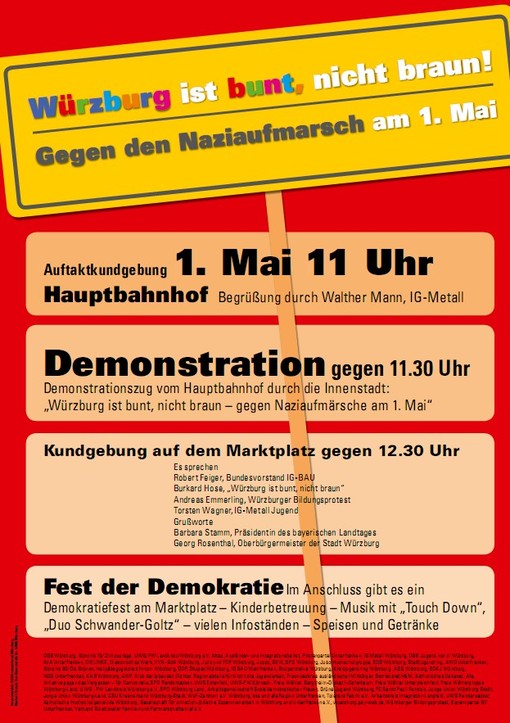 Würzburg ist bunt Flyer