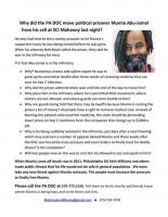 Flyer 27. April 2017 - Mobilisation4Mumia