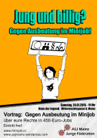 Jung und billig? Gegen Ausbeutung im Minijob! 